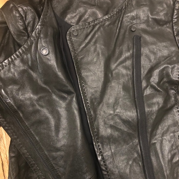 Vince Leather Jacket - Picture 5 of 8